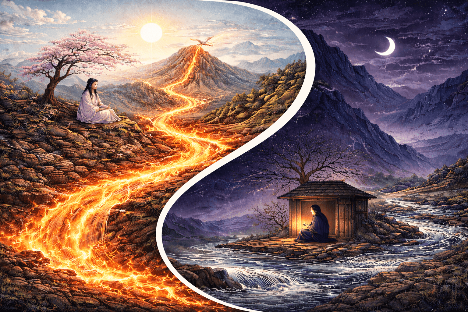 Fuego y Agua: Las Dos Alquimias del Despertar